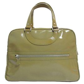Autre Marque Borsa Jacques Le Corre Lisbon in PVC rivestito Verde