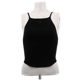 Courreges Regata preta arredondada Preto