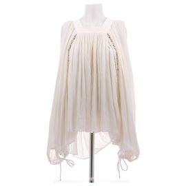 Chloé White Silk Blouse White