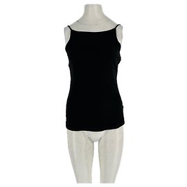 Autre Marque James Perse Standard Black Wool Tank Top Black