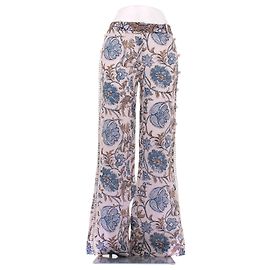 Zimmermann Gemusterte Leinenhose Mehrfarben