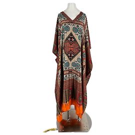 Pierre Louis Mascia Tunique maxi imprimée Multiple colors