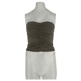 Autre Marque Bustier James Perse en coton kaki Kaki