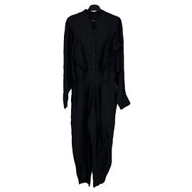 Isabel Marant Black Viscose Jumpsuit Size 38 Black