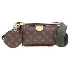 Louis Vuitton Borsa a tracolla e crossbody Monogram Multi Pochette Accessories Marrone