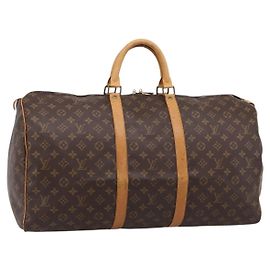 Louis Vuitton Keepall Monogram 55 Marrom