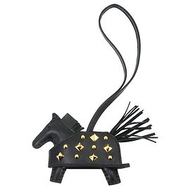 Hermès Hermes Rodeo Robeo Rock PM Handbag Charm Black