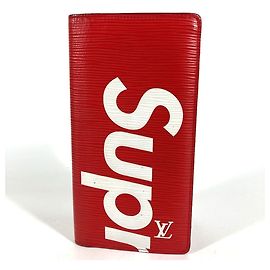 Louis Vuitton Epi Long Wallet Red