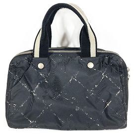 Borsa Pouch Chanel Old Travel Line Nero