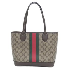 Bolsa Gucci Ophidia 726762 2AAAY Marrom Multicor Bege