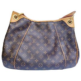 Louis Vuitton Galliera PM Monogram Canvas Shoulder Bag Brown Monogram