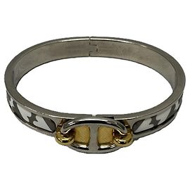 Hermès Pulsera Rígida Hermes Mini Click Chaine d'Ancre Otro