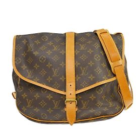 Louis Vuitton Saumur Monogram 35 Marron