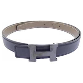 Hermès Hermes Mini Constance 24mm Wendelgürtel Braun Schwarz