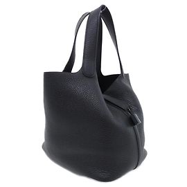 Hermès Borsa Hermes Picotin Lock Monochrome MM Nero