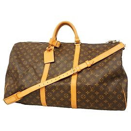 Louis Vuitton Boston Monogram Keepall Bandoulière 60 Marrom
