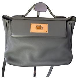 Bolsa Hermès 24 / 24 mini Cinza