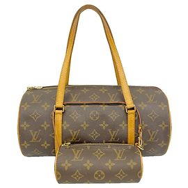 Borsa Louis Vuitton Monogram Papillon 30 Marrone