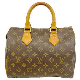 Borsa Louis Vuitton Monogram Speedy 25 Marrone