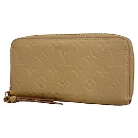 Cartera Zippy Louis Vuitton Monogram Empreinte Gris pardo