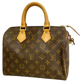 Borsa Louis Vuitton Monogram Speedy 25 Marrone