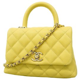 Borsa Chanel gialla Giallo