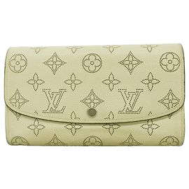 Louis Vuitton Mahina Portefeuille Iris Long Wallet Eggshell