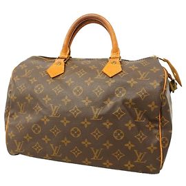 Borsa Louis Vuitton Monogram Speedy 30 Marrone