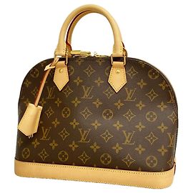 Borsa a mano Louis Vuitton Alma PM Monogram Marrone