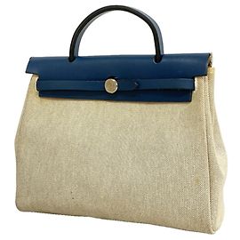 Hermès Bolsa Hermes Herbag PM Azul