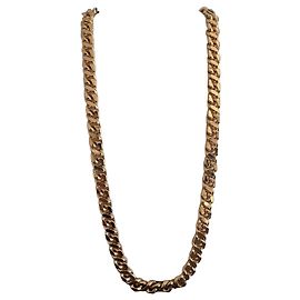 Givenchy Collier chaîne gourmette plaqué or Doré