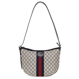 Borsa a tracolla Gucci ‘Ophidia Small’ crema Rosso Blu Beige