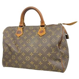 Borsa Louis Vuitton Monogram Speedy 30 Marrone