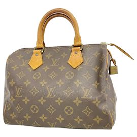 Borsa Louis Vuitton Monogram Speedy 25 Marrone