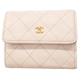 Cartera Tri-fold Chanel Rosa Rosa