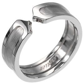 Cartier 2C Ring in Weißgold Weiß