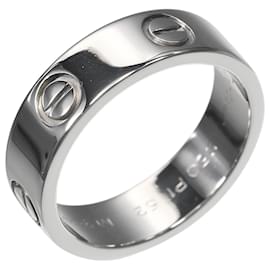 Cartier Love Ring in Platinum 950 Silvery