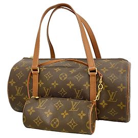 Borsa Louis Vuitton Monogram Papillon 30 Marrone