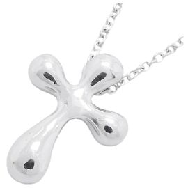 Tiffany & Co. Small Cross Necklace in Platinum 950 Other