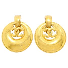 Orecchini a clip Chanel Gold D'oro