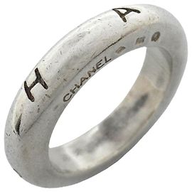 Anel Chanel Silver Band Outro