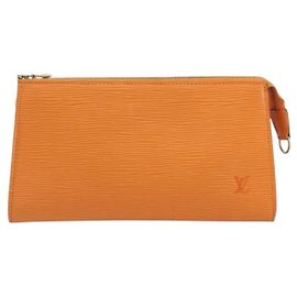 Louis Vuitton Pochette Accessoires Epi Large Orange