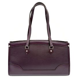 Bolsa de Ombro Louis Vuitton em Couro Epi Roxo Roxo escuro