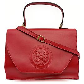 Sac à épaule 2-Way Fendi Janus Rouge