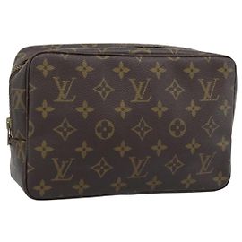 LOUIS VUITTON Monogram Trousse Toilette 23 Borsa Clutch M47524 LV Auth 196267 Monogramma