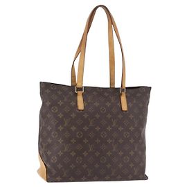 LOUIS VUITTON Monogram Cabas Mezzo Tote Bag M51151 LV Auth ka5579 Monogramma