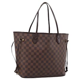 LOUIS VUITTON Damier Ebene Neverfull MM Tote Bag N51105 LV Auth bs36473 Damier ebene