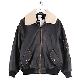 Sandro Black Cotton Coat Black