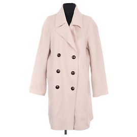 Abrigo de lana Gerard Darel ecru Crudo
