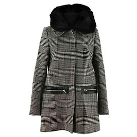 Claudie Pierlot Black Wool Coat Black